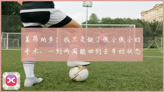 莱昂纳多：我只是做了很小很小的手术，一到两周能回到去年的状态
